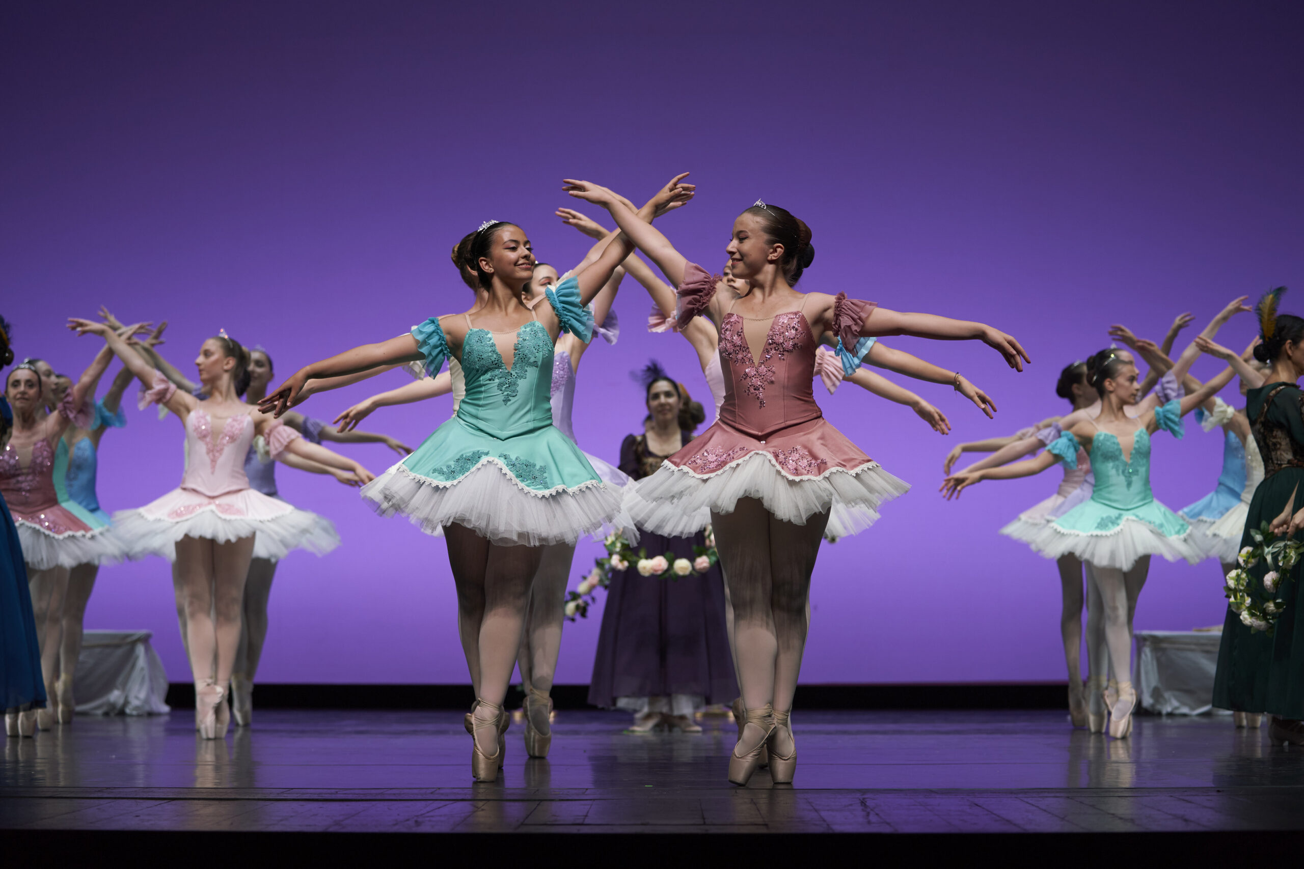 Ballerine durante la bella addromentata